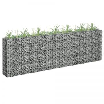 Strat înălțat gabion, 270 x 30 x 90 cm, oțel galvanizat