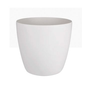 brussels round 14cm white