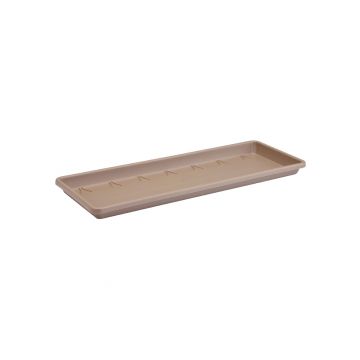 Farfurie pentru jardiniera Barcelona 70cm, culoare taupe