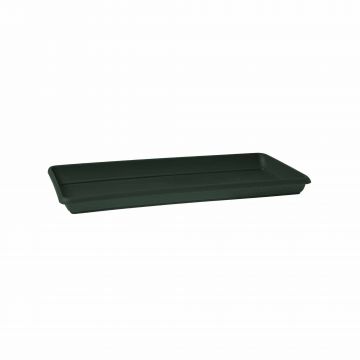 Farfurie pentru jardiniera Venezia L 80cm, culoarea verde inchis