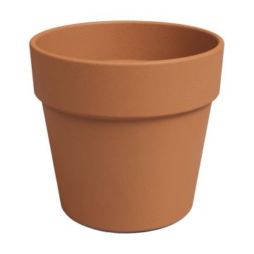 Ghiveci ceramic Amalia Wide 15cm, culoarea natural