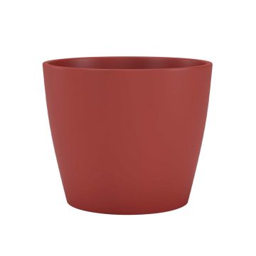 Ghiveci ceramic Nubia 17 cm, culoarea rosu