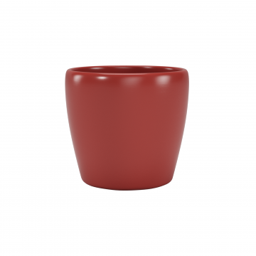 Ghiveci ceramic Nubia pentru Cactusi 8 cm, culoare rosu