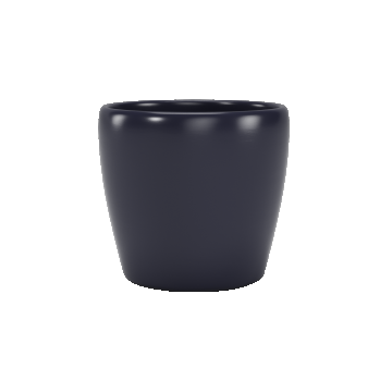 Ghiveci ceramic Nubia pentru Cactusi, cu diametrul de 8 cm, culoare bleumarin inchis