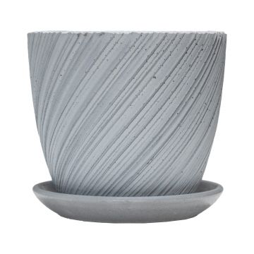 Ghiveci ceramic Soloma Gray Buton