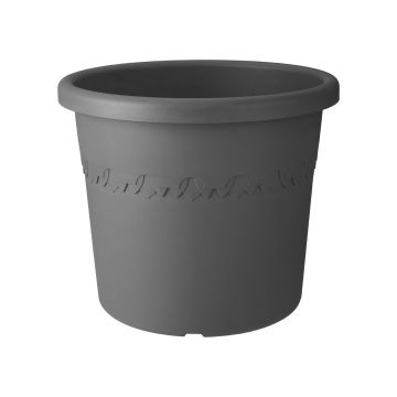 Ghiveci de exterior Algarve Cilindro 30cm, culoare anthracite