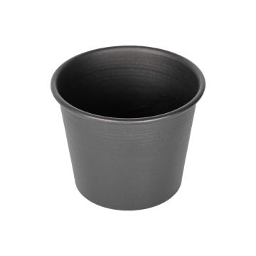 Ghiveci metalic Mary's Garden Supplies 7.5 cm, culoarea negru