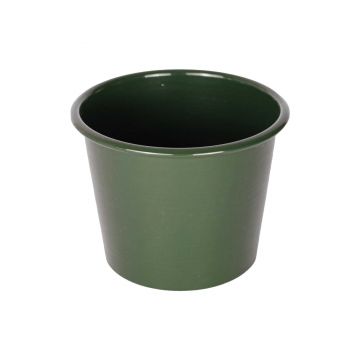 Ghiveci metalic Mary's Garden Supplies 7.5 cm, culoarea verde