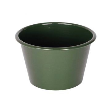 Ghiveci metalic Mary's Garden Supplies 8.5 cm, culoarea verde