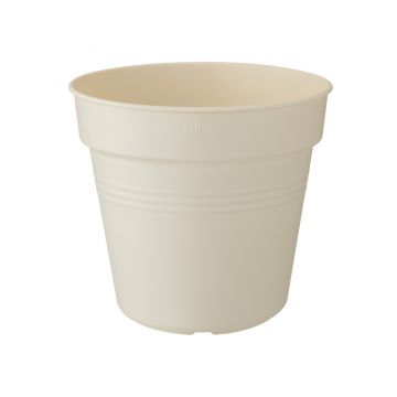 Ghiveci productie green basics 11cm, culoare cotton alb