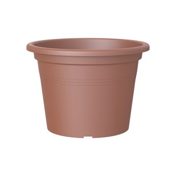 Ghiveci Venezia cilindric 20cm, culoarea terra