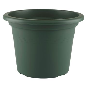 Ghiveci Venezia cilindric 20cm, culoarea verde inchis