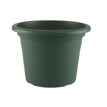 Ghiveci Venezia cilindric 30cm, culoarea verde inchis