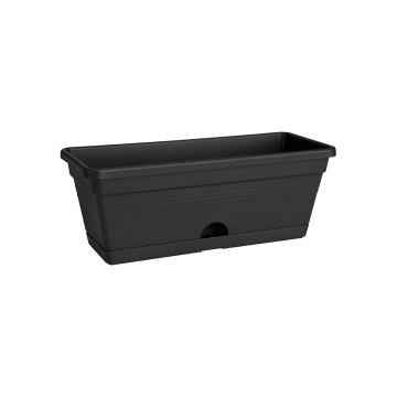 green basics trough 40cm living black