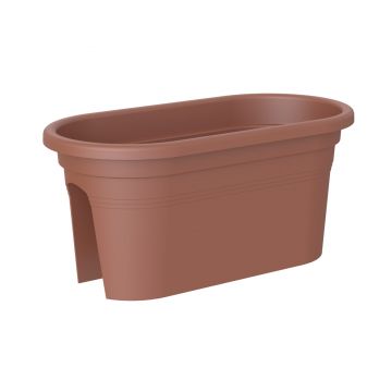 Jardiniera de balcon Venezia 60cm, culoarea terra