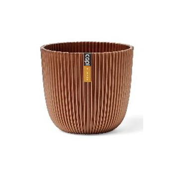 Planter ball groove 21.5*20 metalic copper