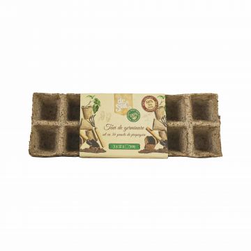 Set 36 alveole biodegradabile de 5 cm pentru germinare si sadire Dr.Soil, ideale pentru rasadnite
