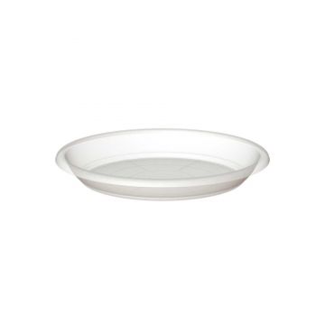 Set de 12 farfurii Madagascar 15cm transparente pentru orhidee