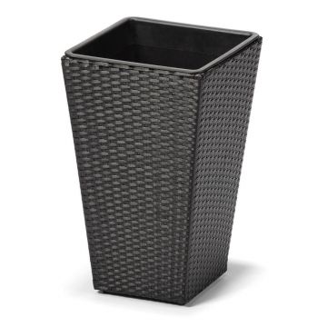Ghiveci de grădină Bonami Essentials Rose, negru